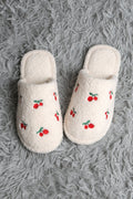 CHERRY PATTERN SLIPPERS 01 / M/L SLIPPERS/SLIDES