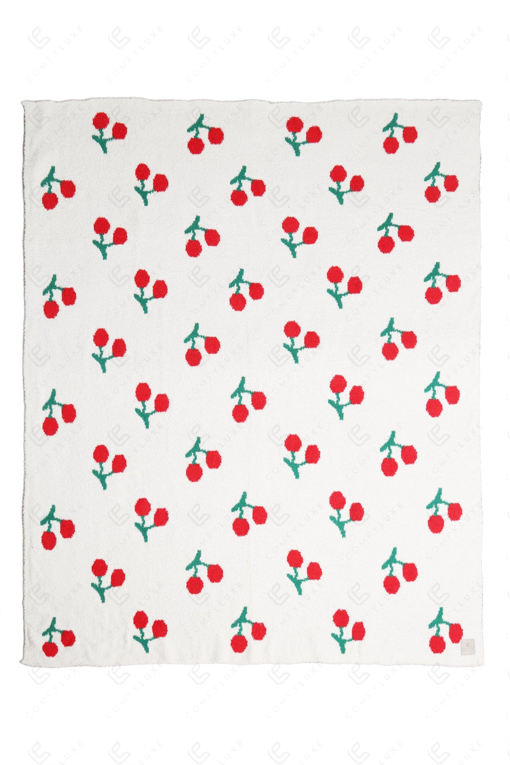 CHERRY PATTERN THROW BLANKET CHERRY THROW BLANKETS