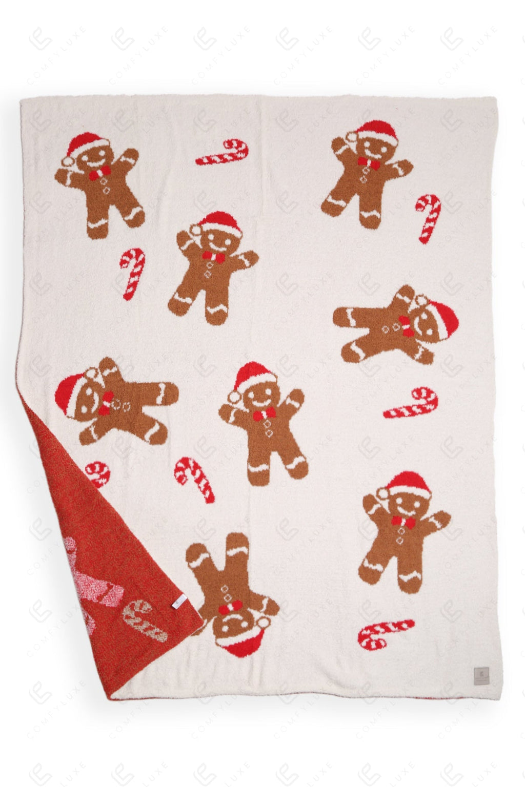 Jcl6016 Gingerbread Throw Blankets