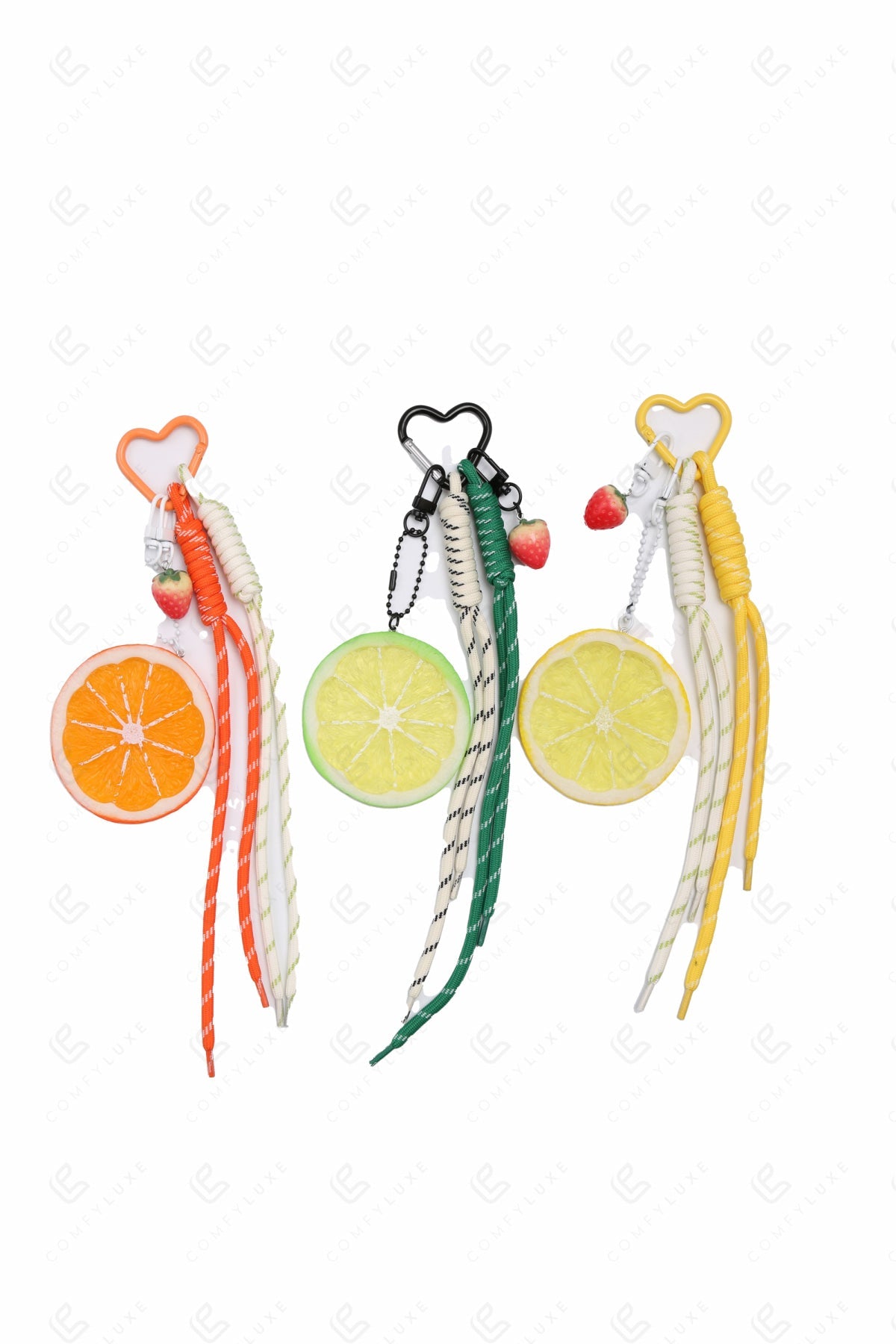 CITRUS & STRAWBERRY KEYCHAIN/BAG CHARM KEYCHAINS