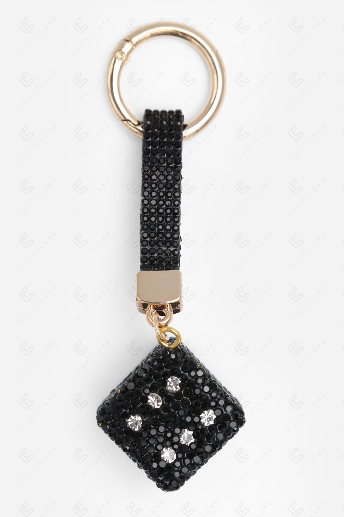 DICE KEYCHAIN/BAG CHARM BLACK KEYCHAINS