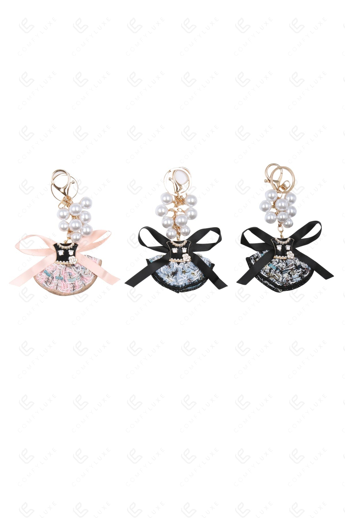 DRESS KEYCHAIN/BAG CHARM KEYCHAINS