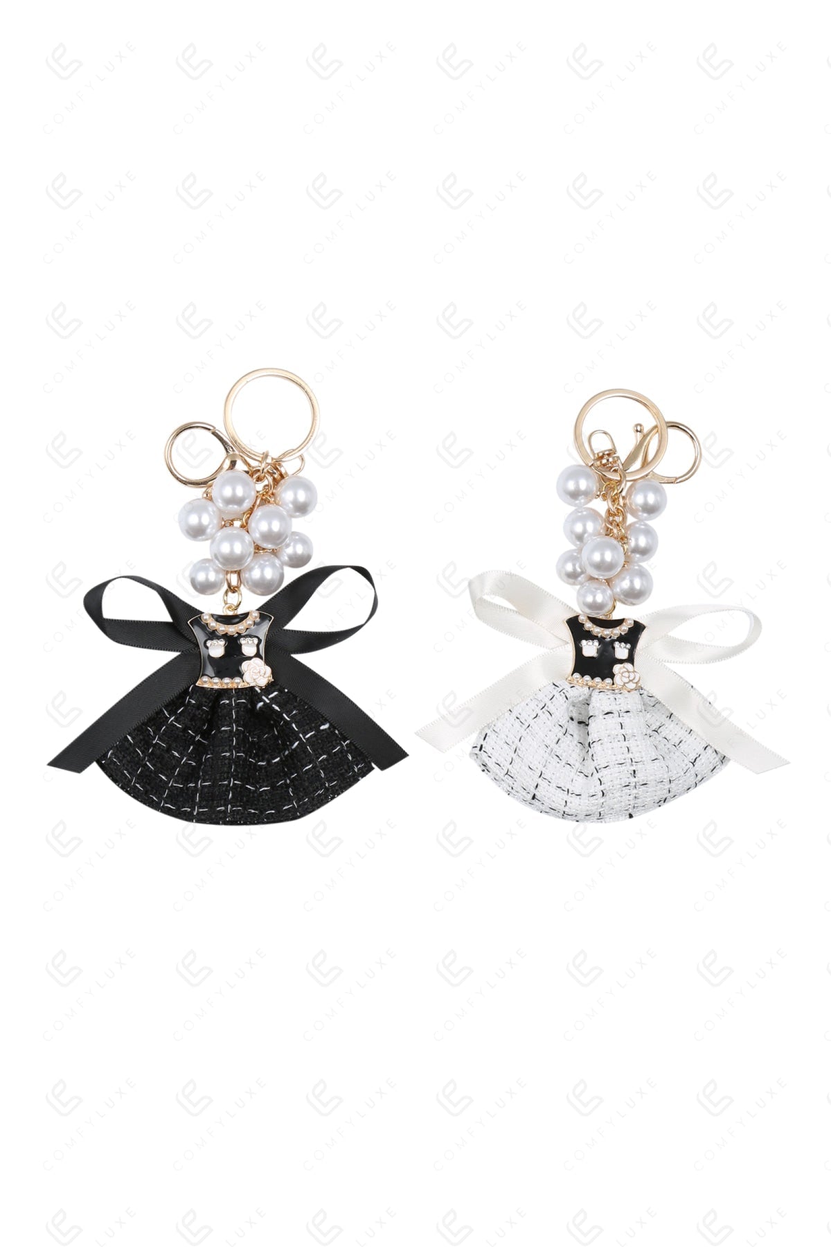 DRESS KEYCHAIN/BAG CHARM KEYCHAINS