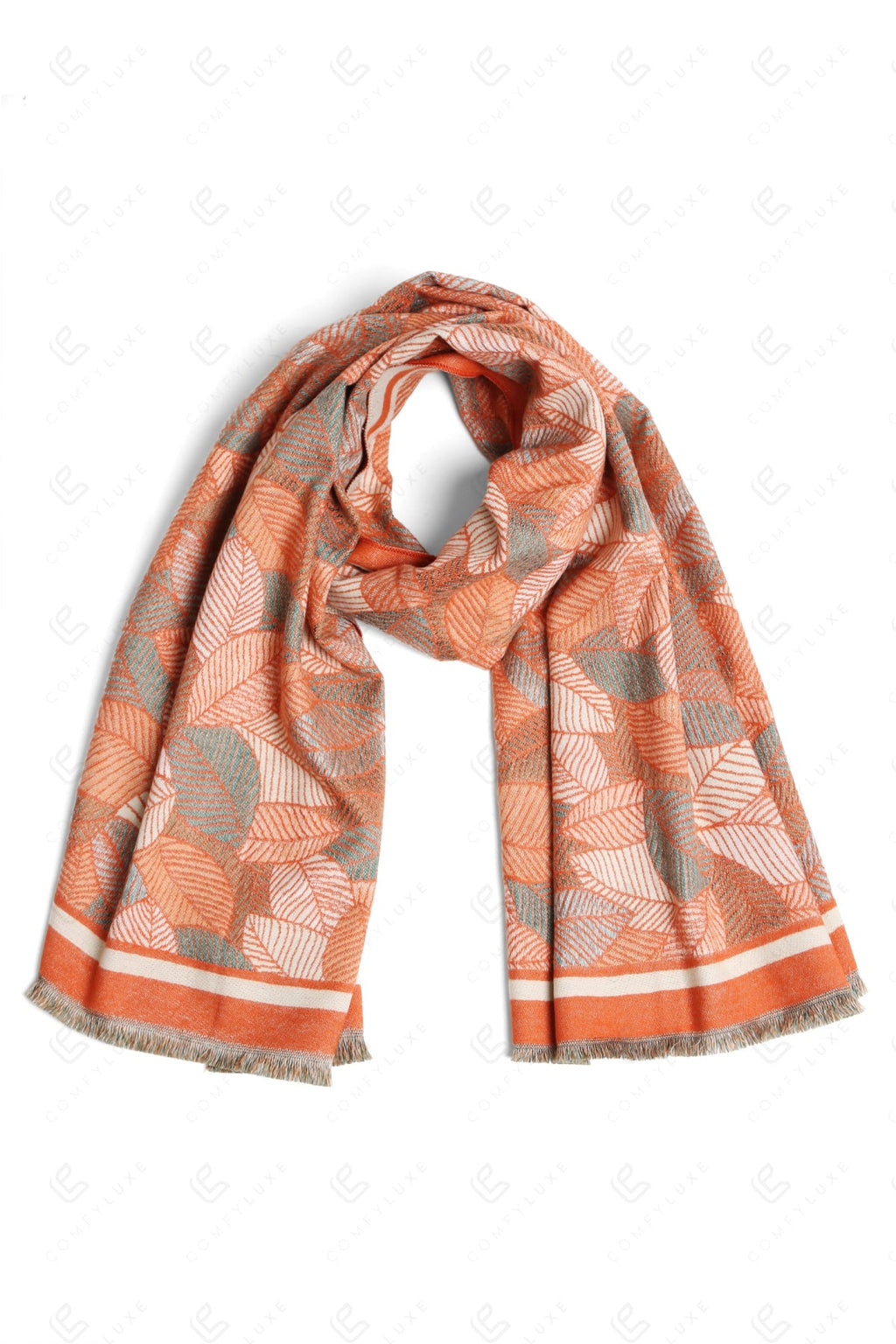 Js2406 Orange Scarves