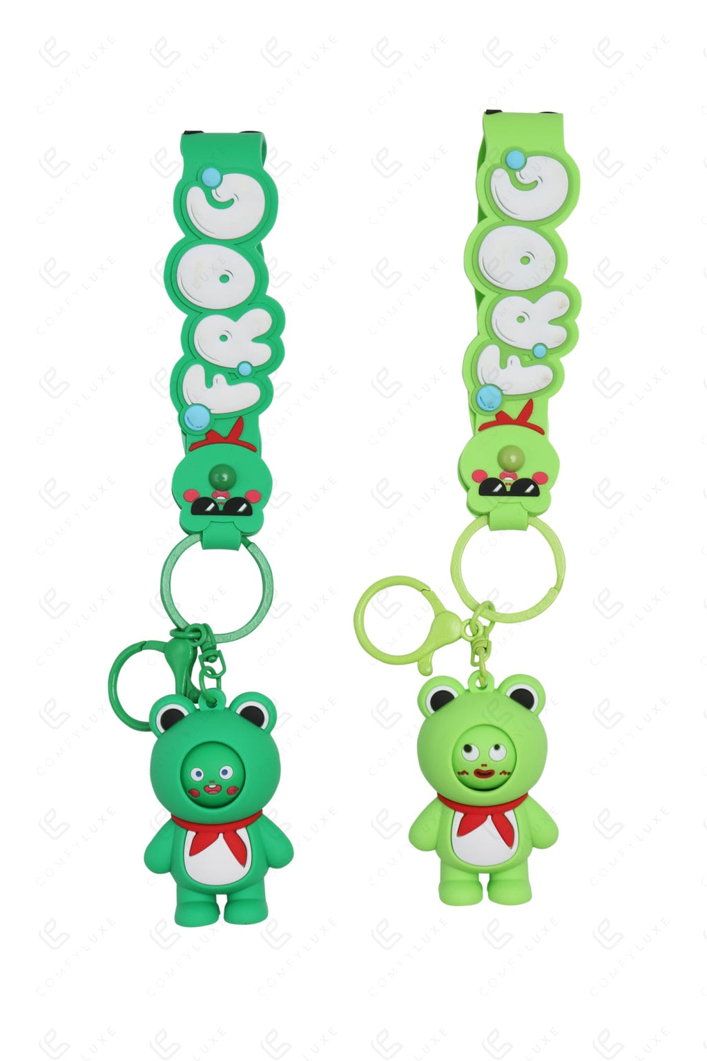 FROG KEYCHAIN/BAG CHARM KEYCHAINS