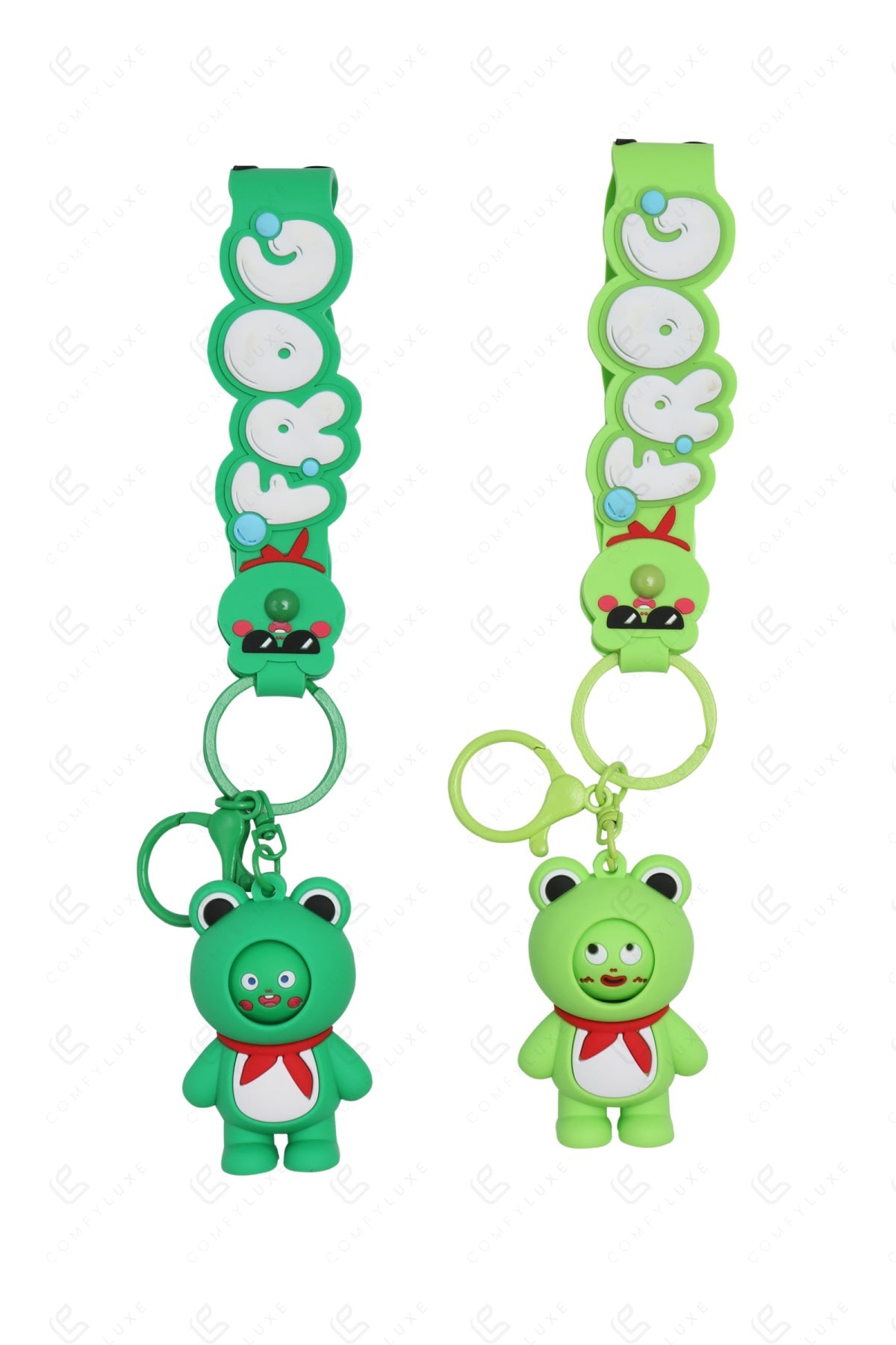FROG KEYCHAIN/BAG CHARM KEYCHAINS