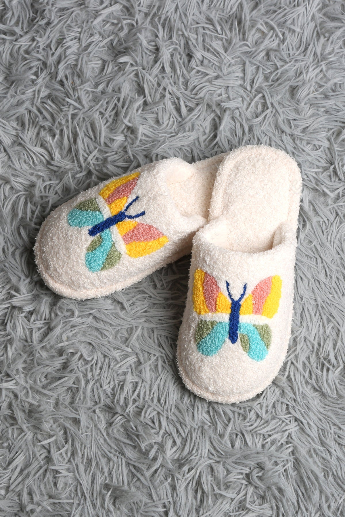 FROG PATTERN SLIPPERS SLIPPERS/SLIDES