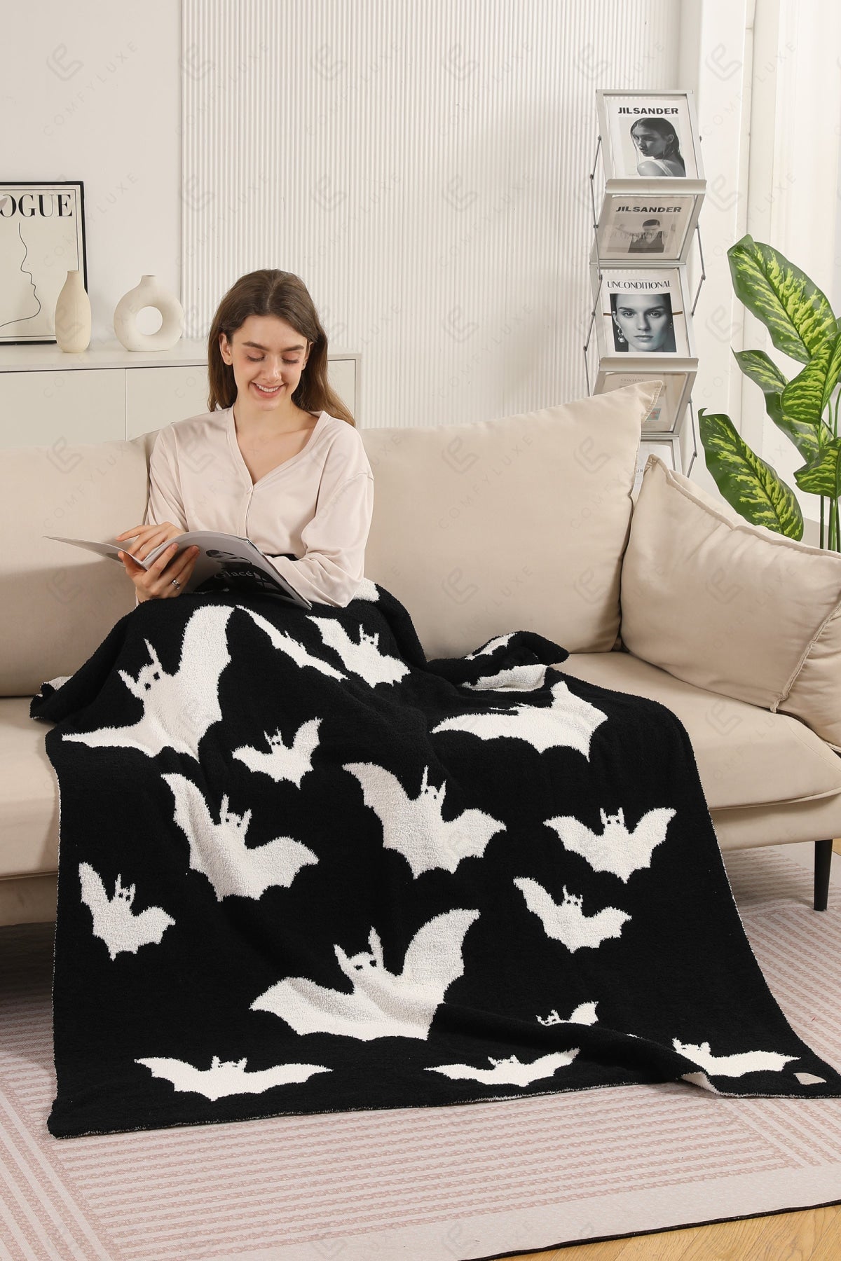 HALLOWEEN PATTERN THROW BLANKET THROW BLANKETS