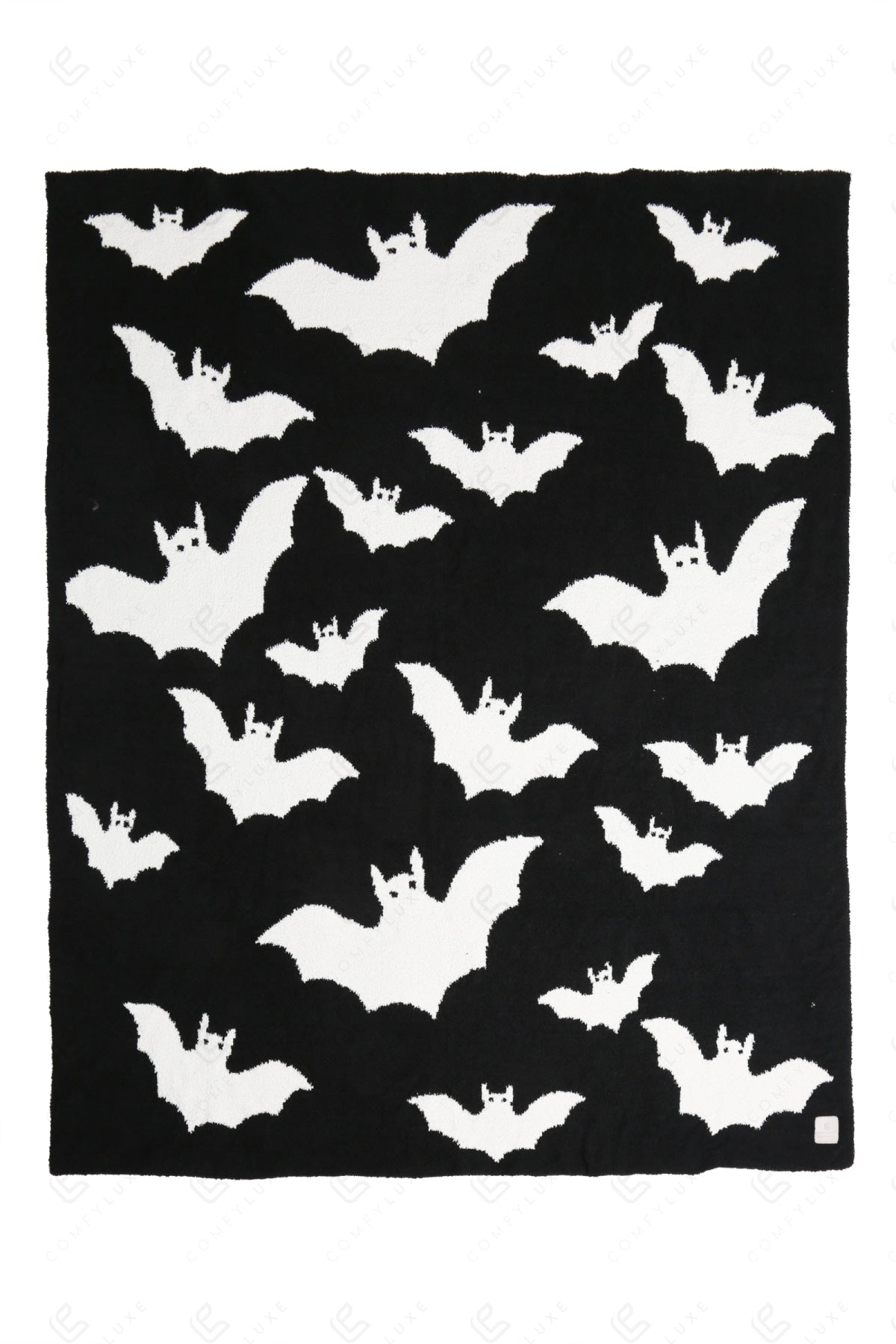 HALLOWEEN PATTERN THROW BLANKET BLACK THROW BLANKETS
