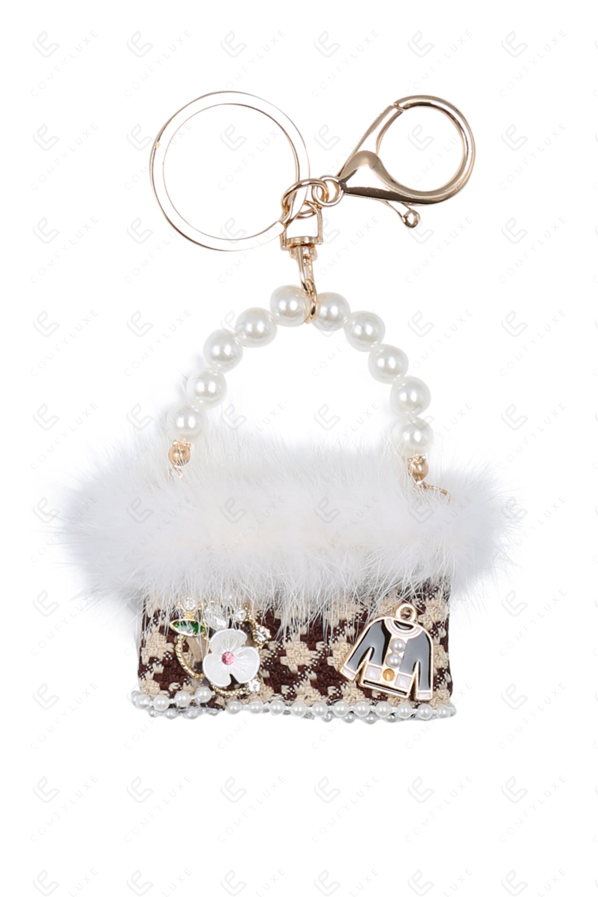 PURSE KEYCHAIN/BAG CHARM CAMEL KEYCHAINS
