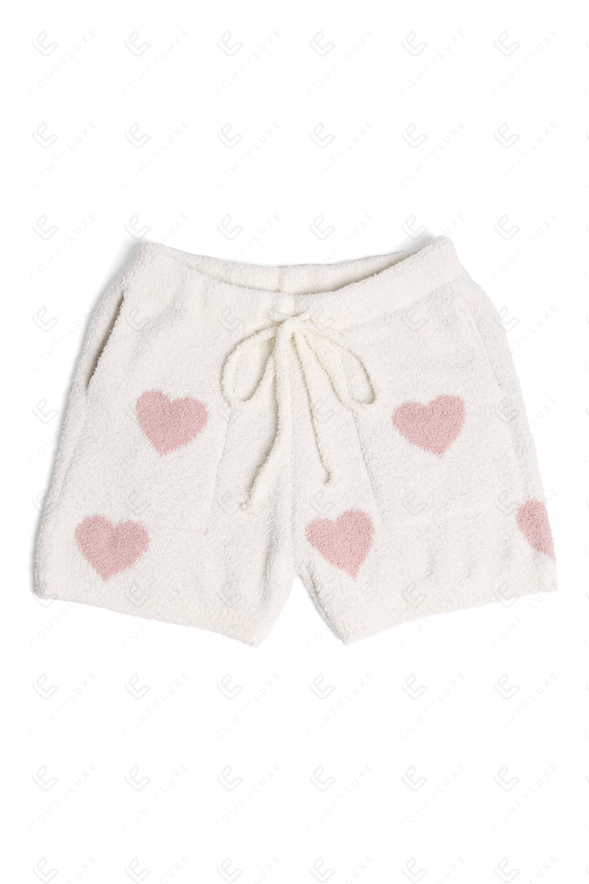 HEART PATTERN SHORTS PINK / M/L APPAREL