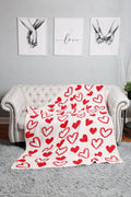 Jcl4325 Red Throw Blankets