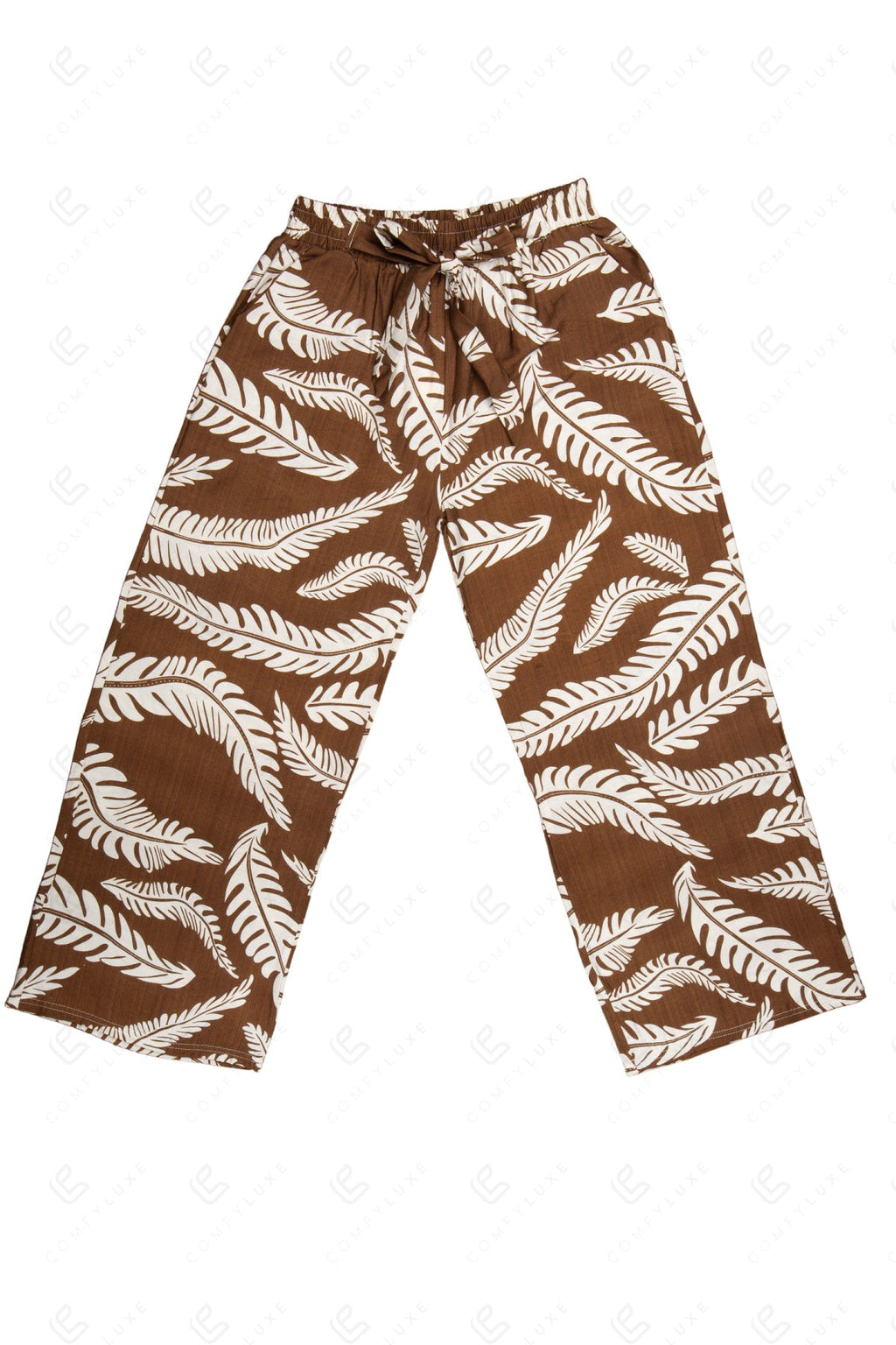 LEAF PATTERN PANTS APPAREL