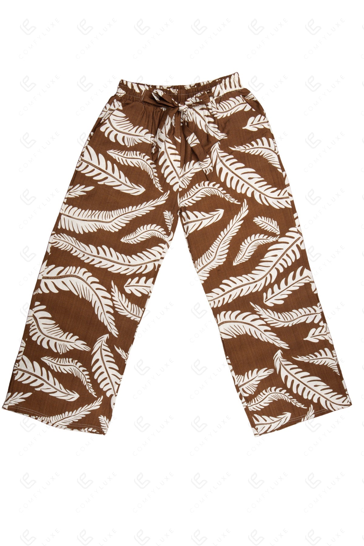 LEAF PATTERN PANTS APPAREL
