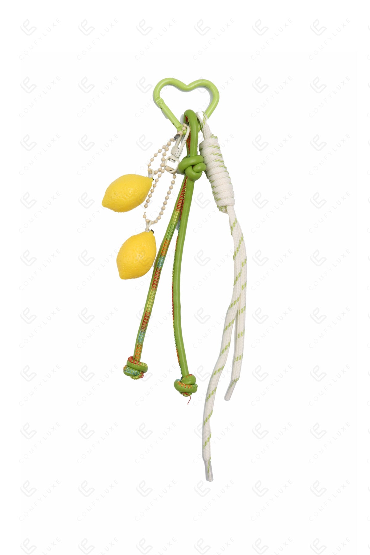 LEMON KEYCHAIN/BAG CHARM GREEN KEYCHAINS