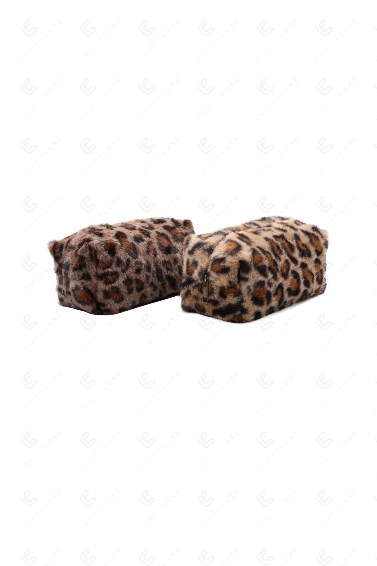 LEOPARD PATTERN TRAVEL POUCH BAGS