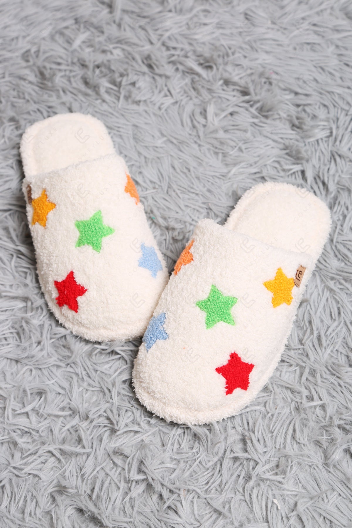 Jcl6107 Ivory / M/L Slippers/Slides