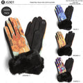 PAINTING-INSPIRED PATTERN GLOVES GLOVES