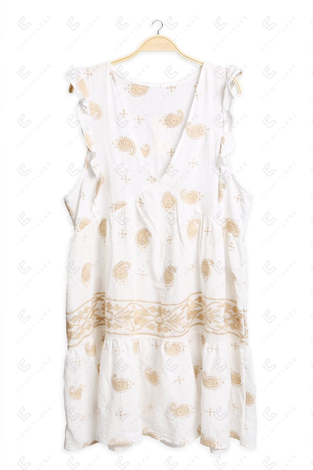 JP6004 WHITE/BEIGE APPAREL