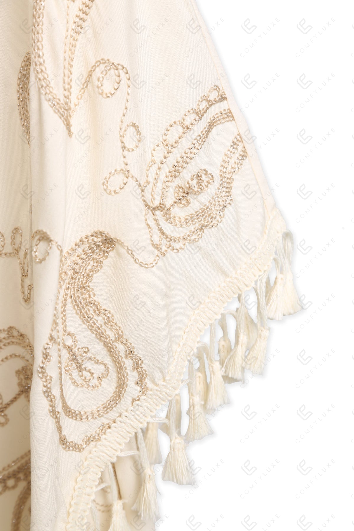PAISLEY PATTERN COVER-UP PONCHO APPAREL