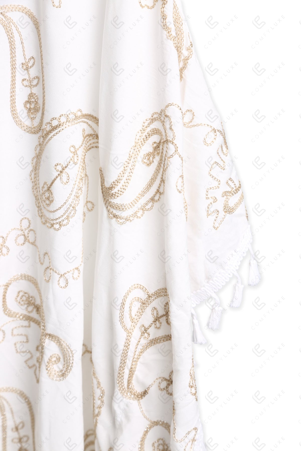 PAISLEY PATTERN COVER-UP PONCHO APPAREL