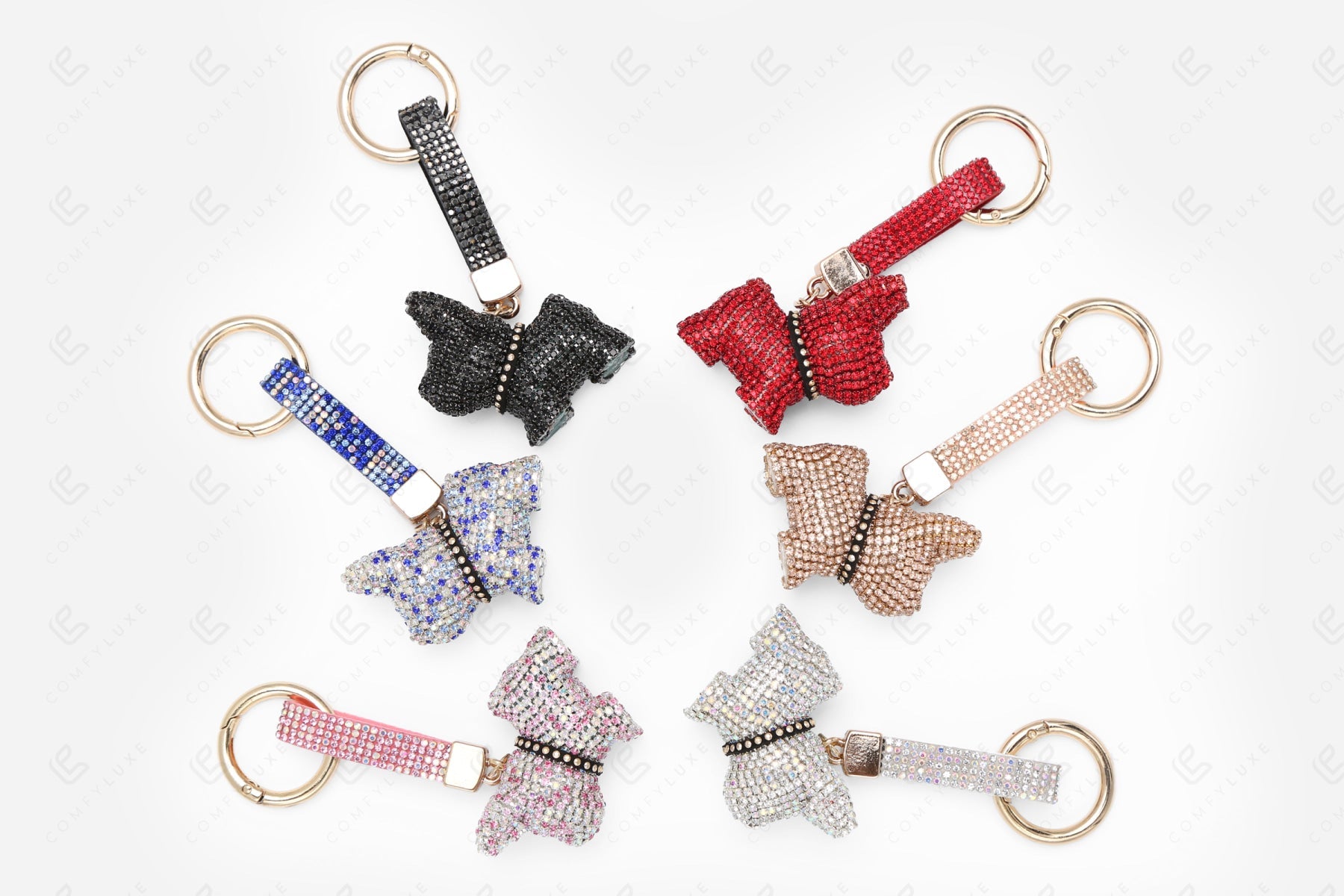 PUPPY KEYCHAIN/BAG CHARM KEYCHAINS