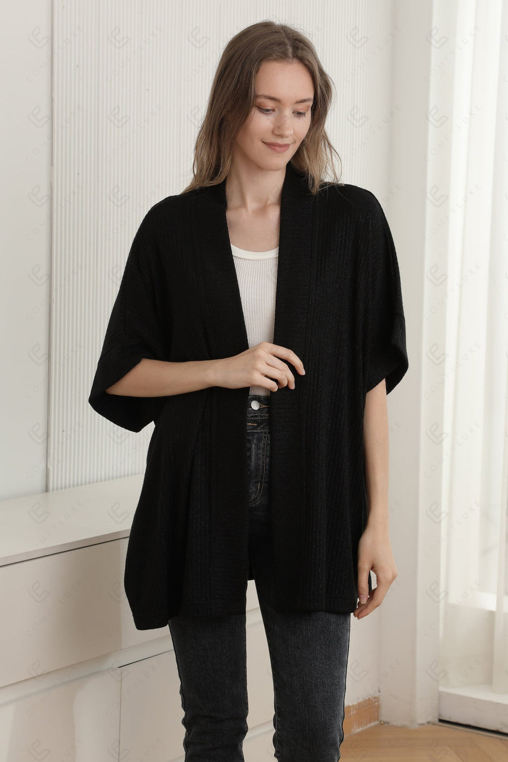 SOLID COLOR CARDIGAN APPAREL