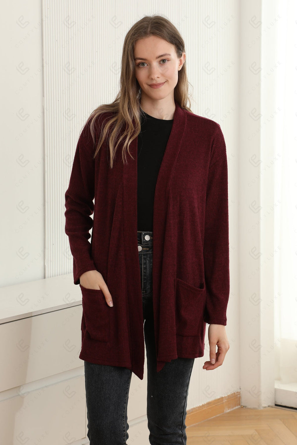 SOLID COLOR CARDIGAN APPAREL