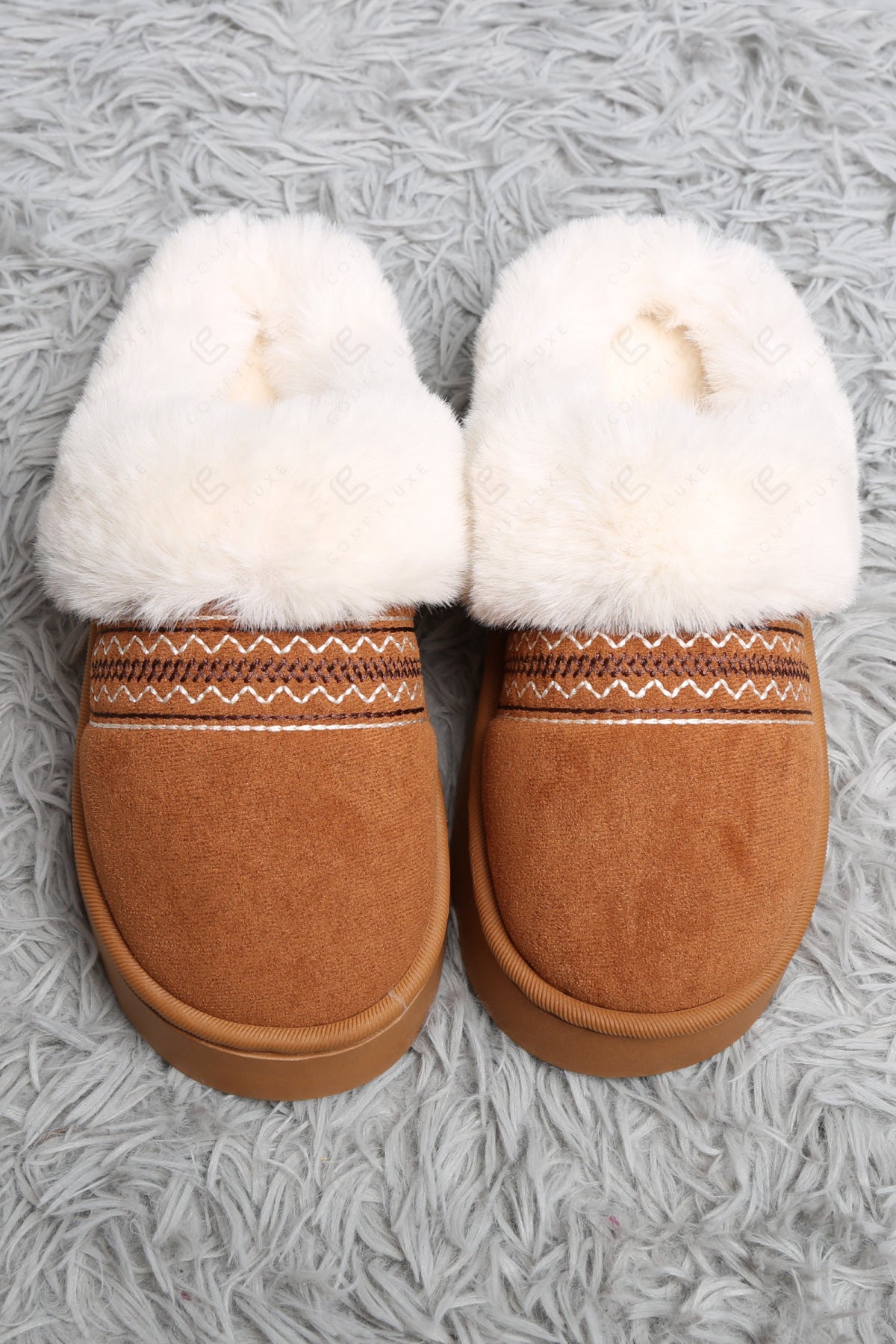 SOLID COLOR & GEOMETRIC PATTERN MULE SLIPPERS CAMEL SLIPPERS/SLIDES