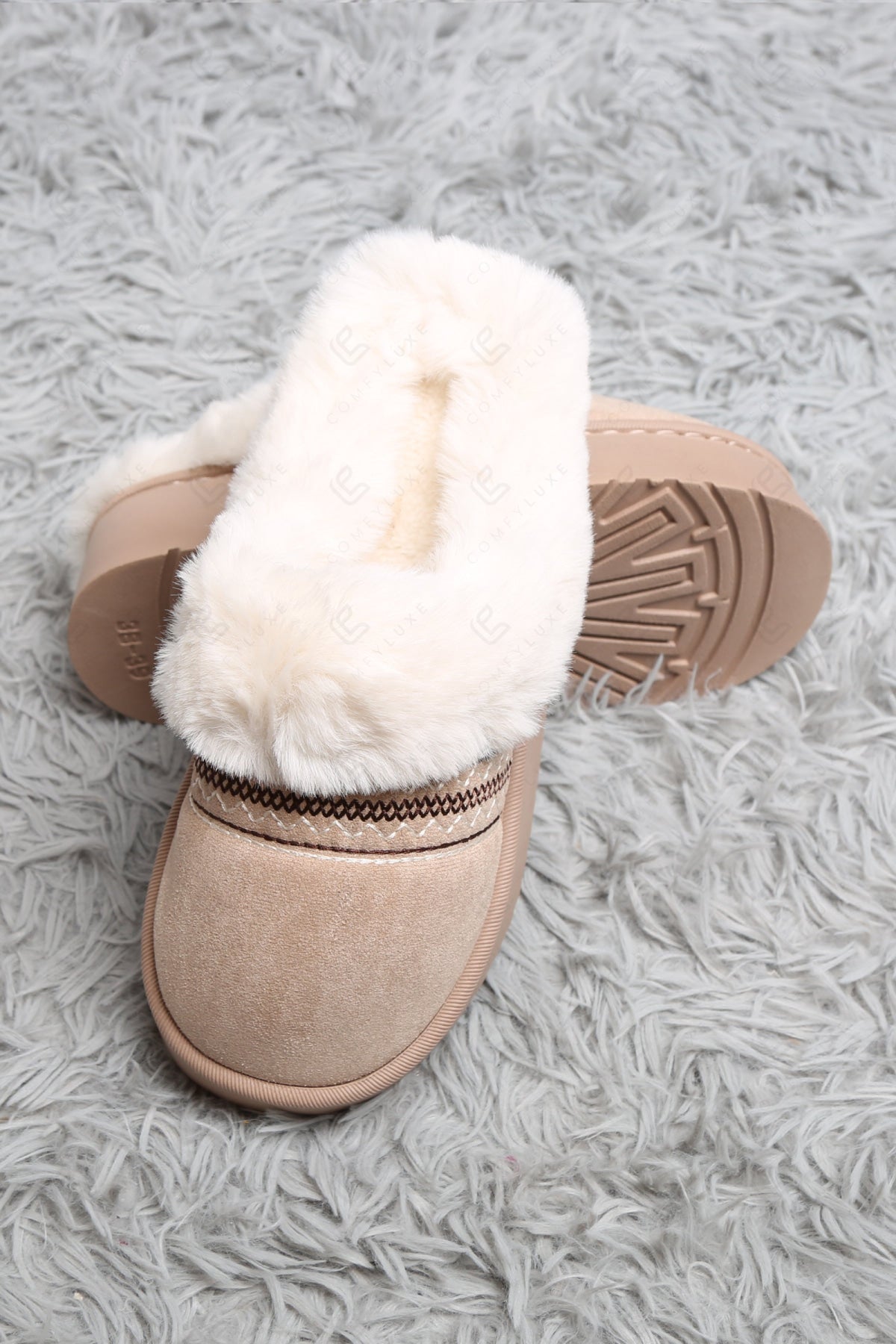 SOLID COLOR & GEOMETRIC PATTERN MULE SLIPPERS SLIPPERS/SLIDES