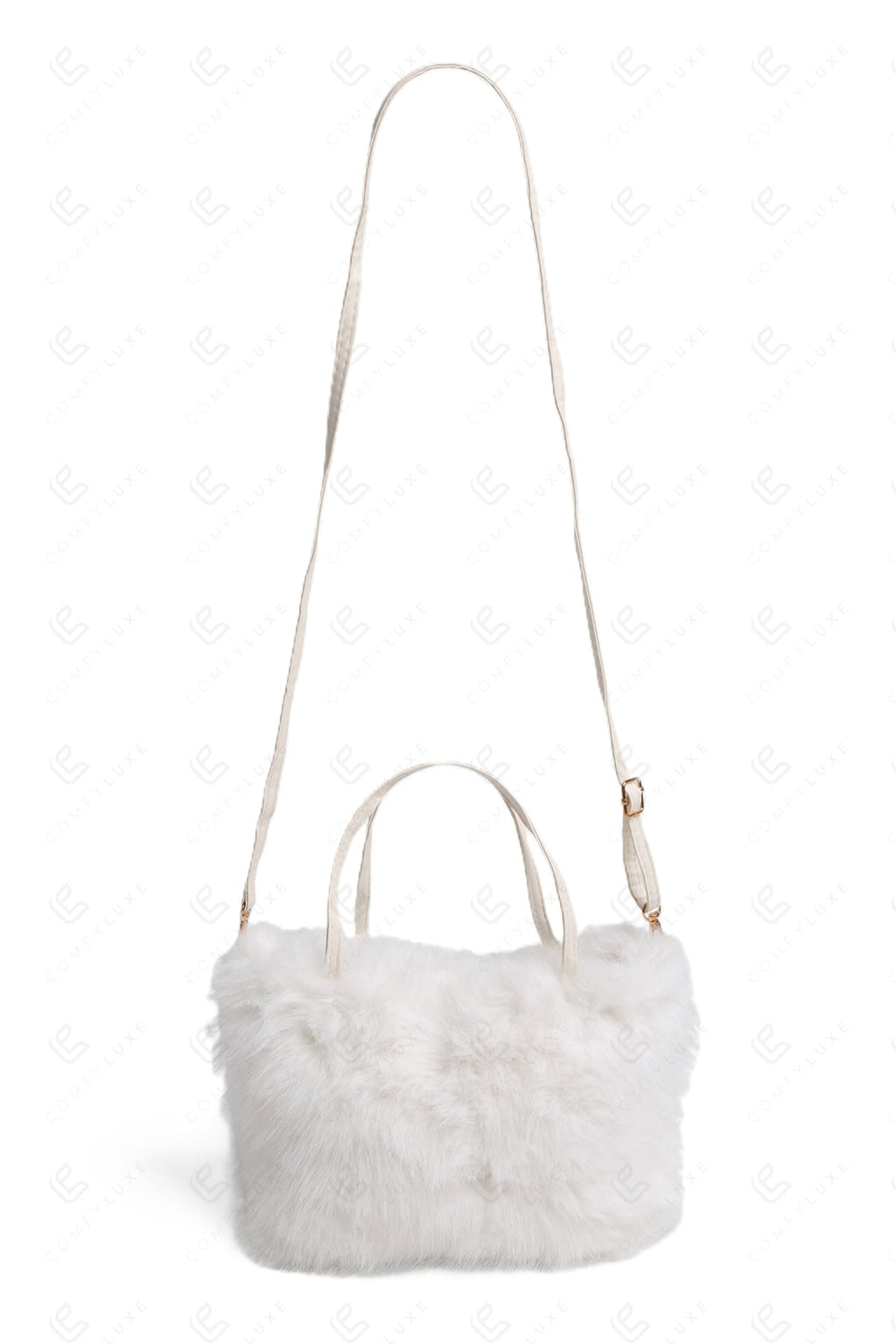 SOLID COLOR HANDBAG WHITE BAGS