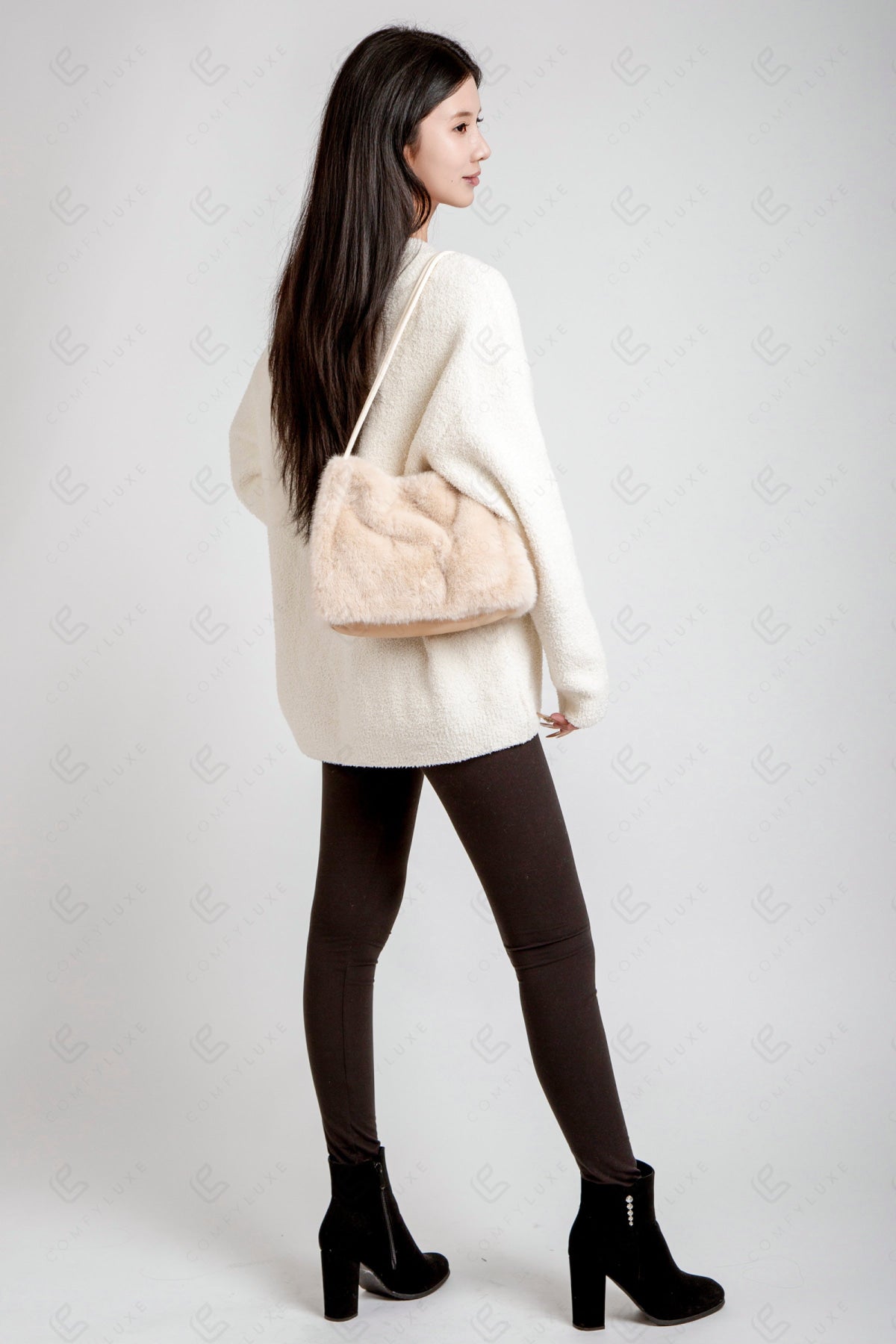 SOLID COLOR HANDBAG BAGS