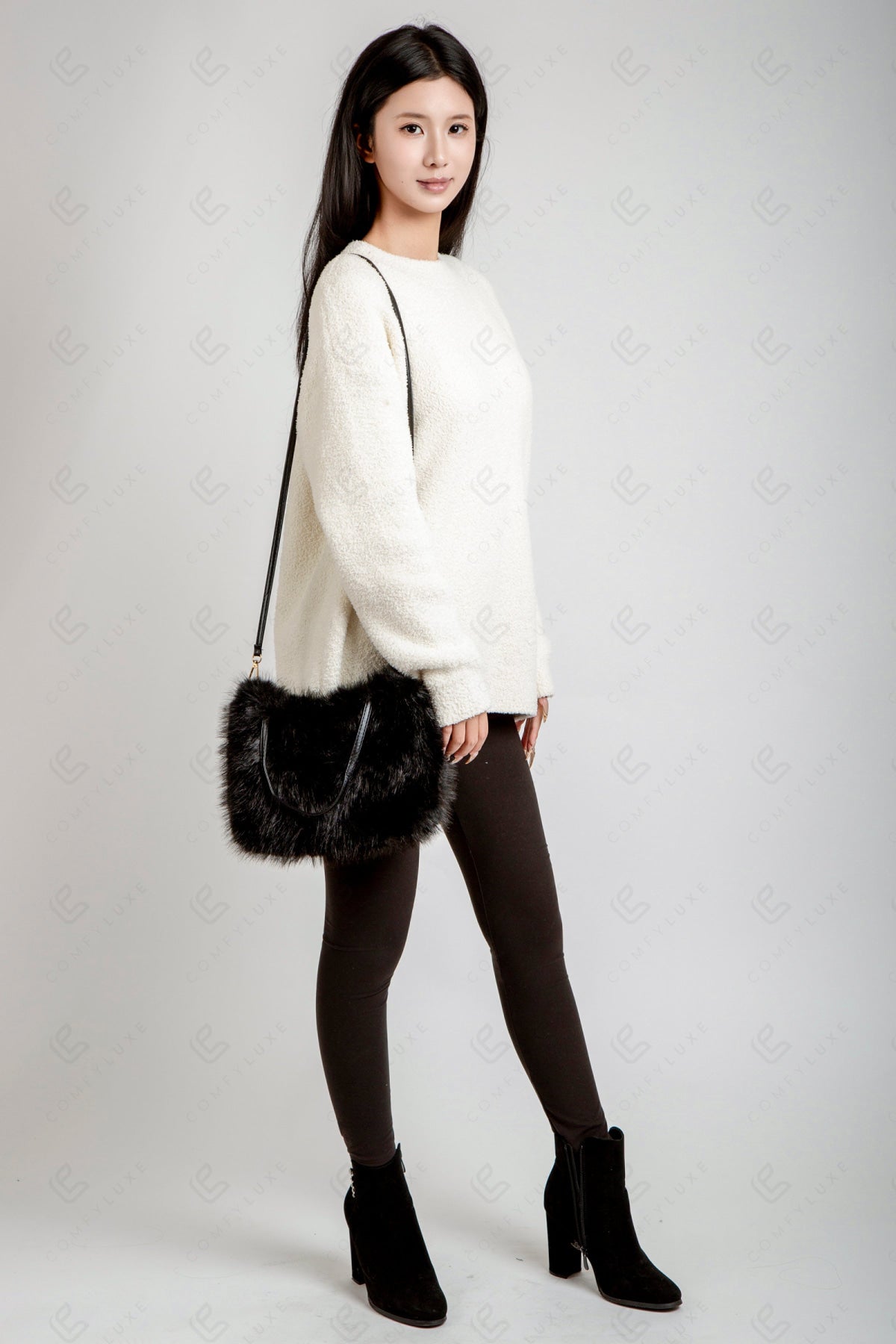 SOLID COLOR HANDBAG BAGS