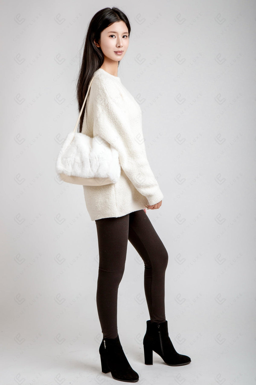 SOLID COLOR HANDBAG BAGS