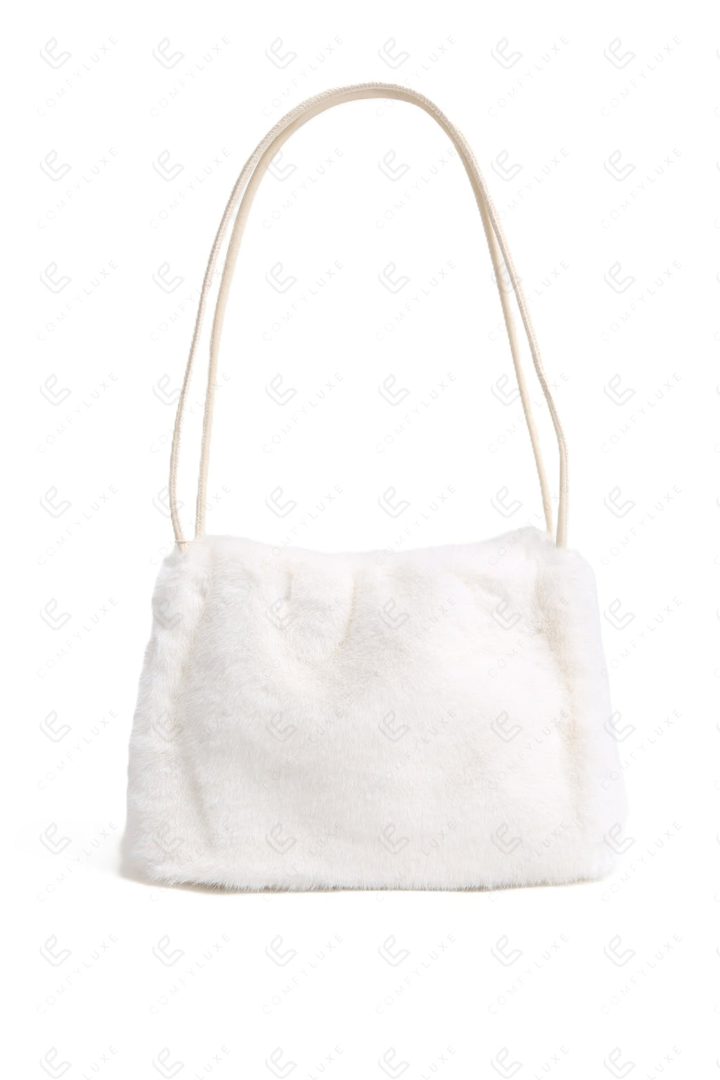 SOLID COLOR HANDBAG WHITE BAGS