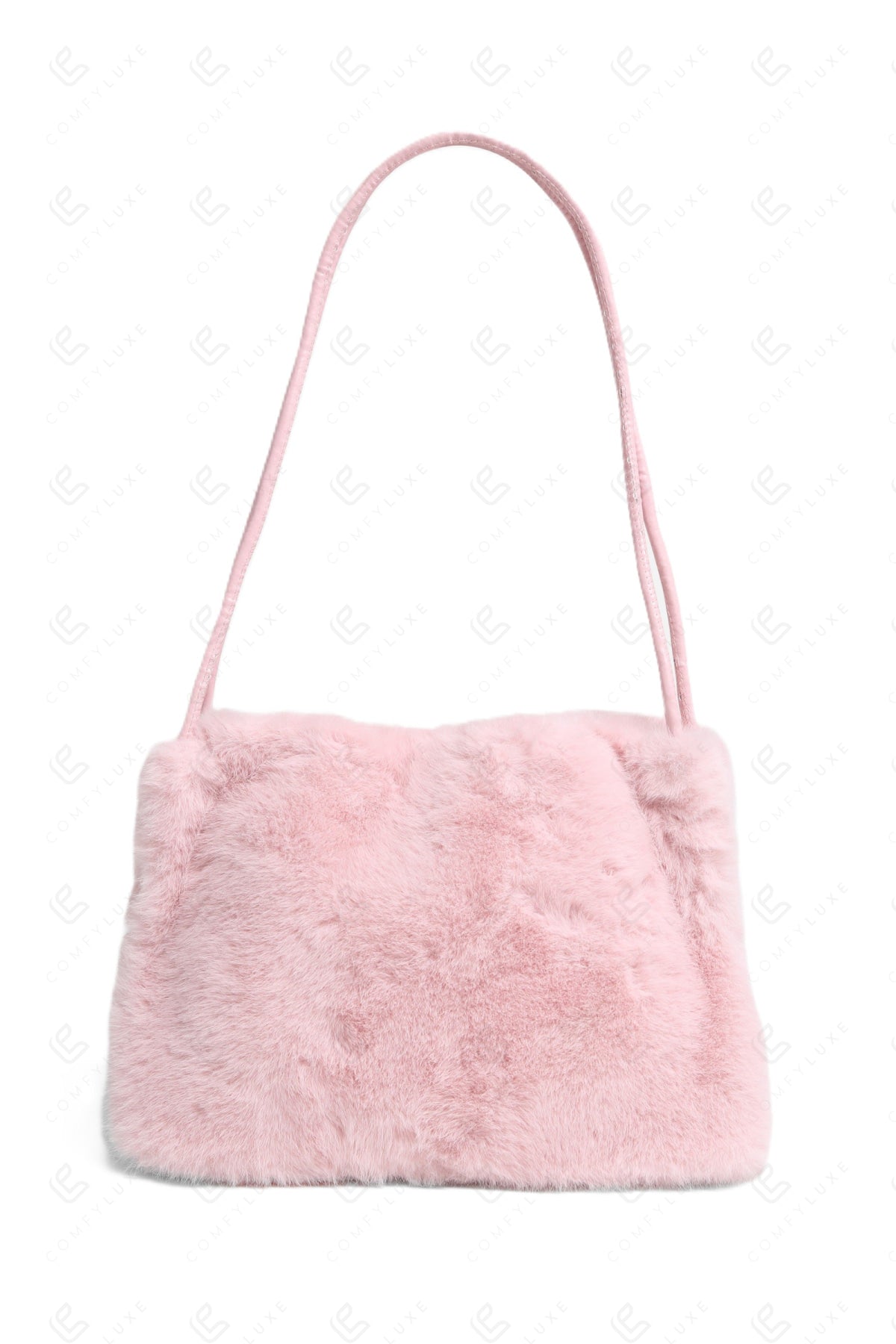 SOLID COLOR HANDBAG PINK BAGS