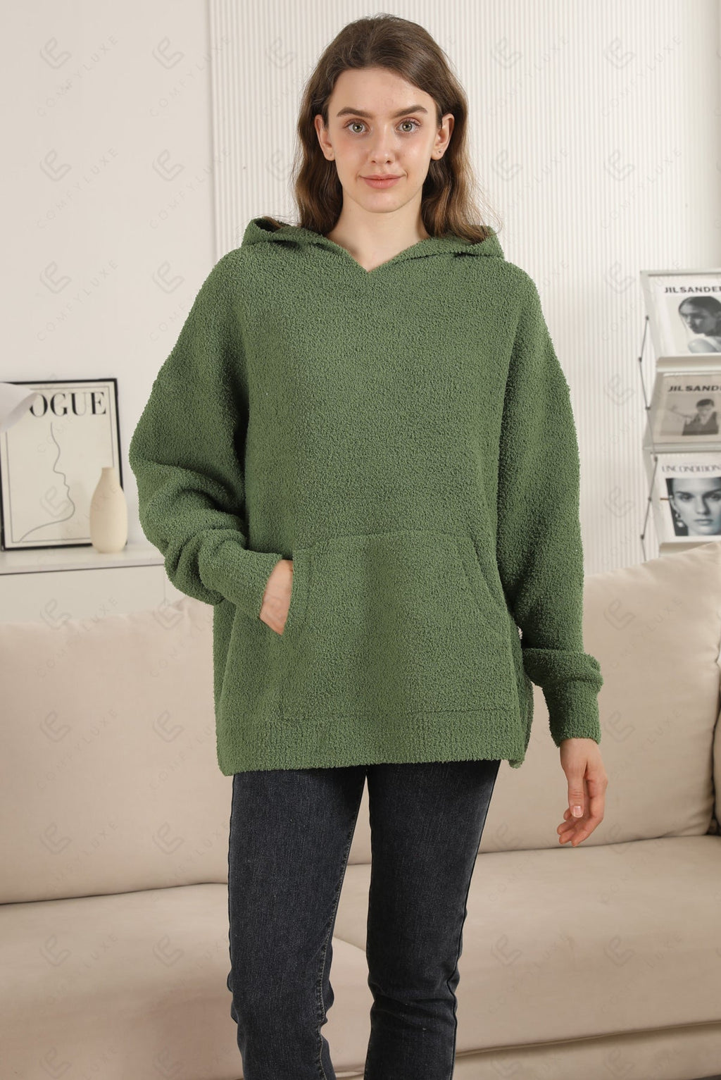 SOLID COLOR HOODIE APPAREL