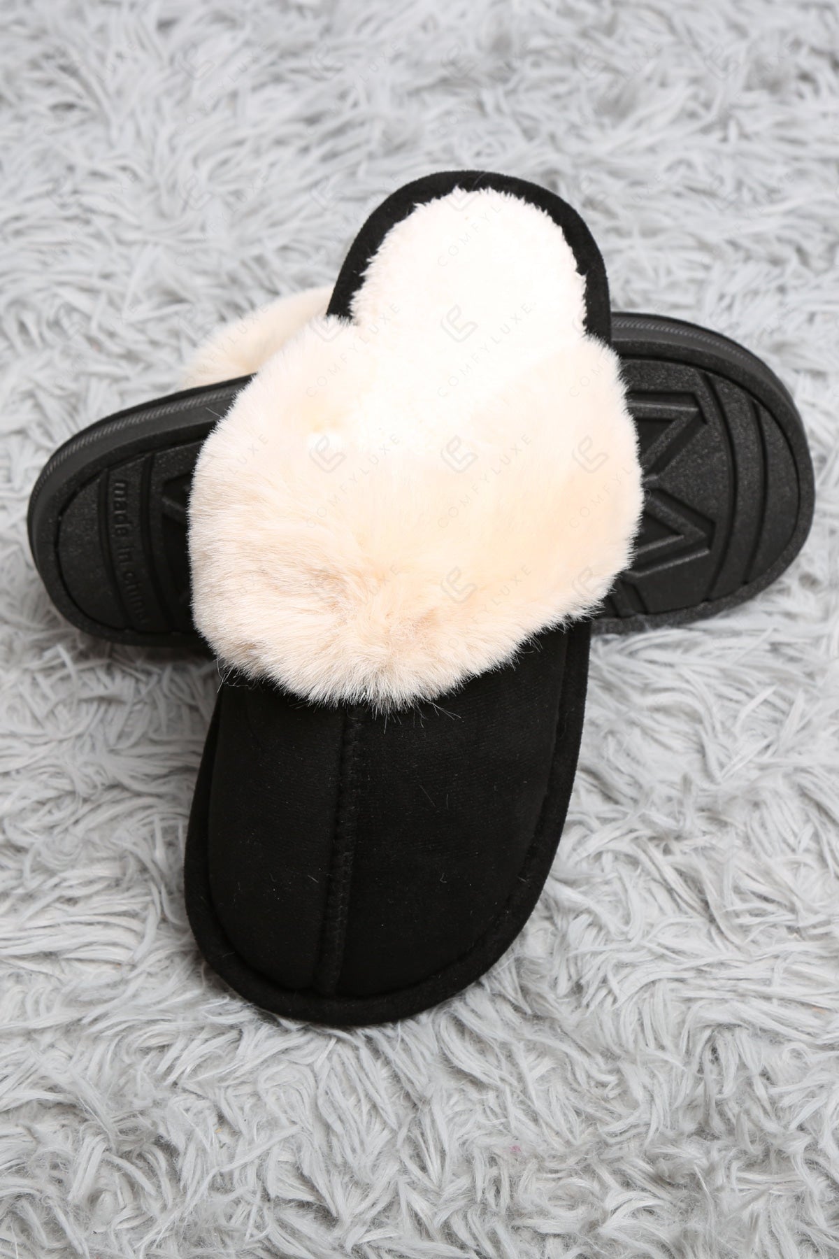 SOLID COLOR MULE SLIPPERS SLIPPERS/SLIDES