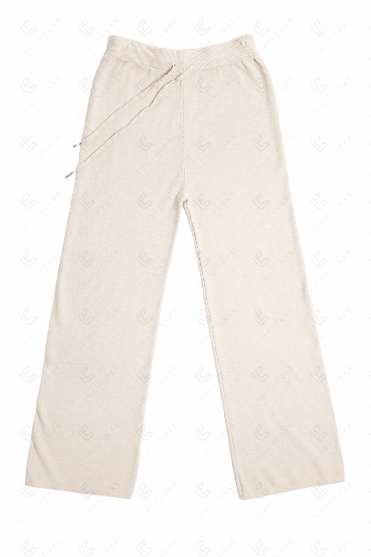 SOLID COLOR PANTS BEIGE / M/L APPAREL