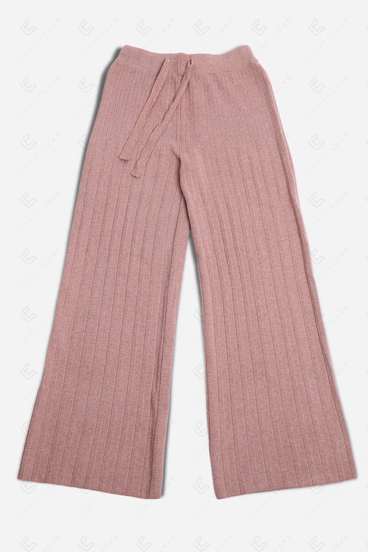 SOLID COLOR PANTS PINK APPAREL