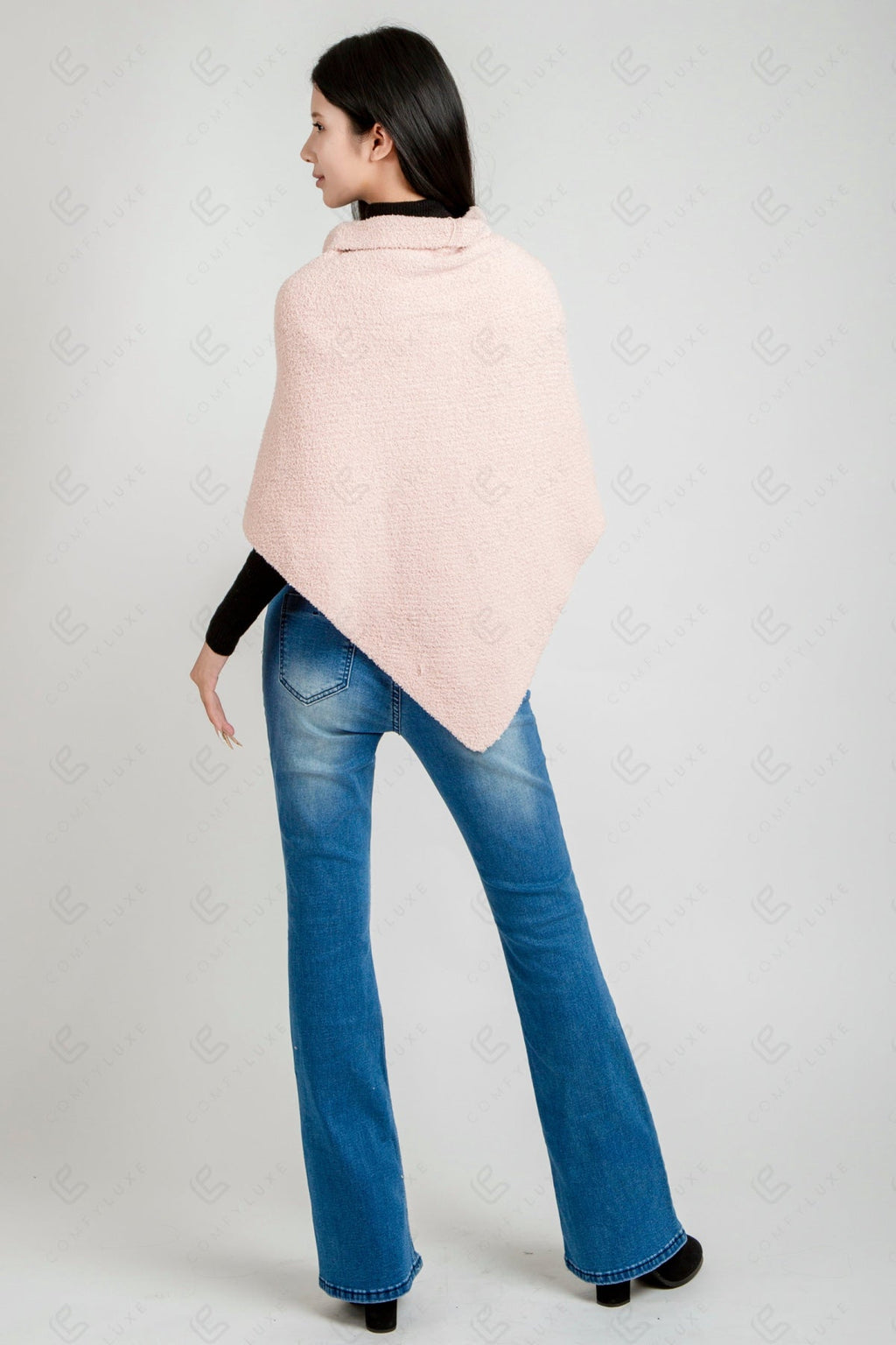 SOLID COLOR SHAWL APPAREL