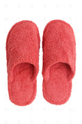SOLID COLOR SLIPPERS RED / M/L SLIPPERS/SLIDES