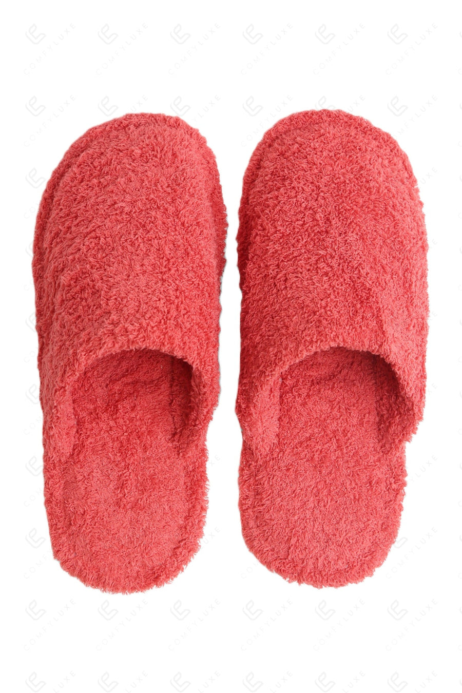 SOLID COLOR SLIPPERS RED / M/L SLIPPERS/SLIDES