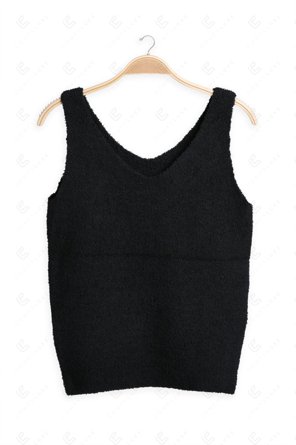 SOLID COLOR TANK TOP BLACK / M/L APPAREL