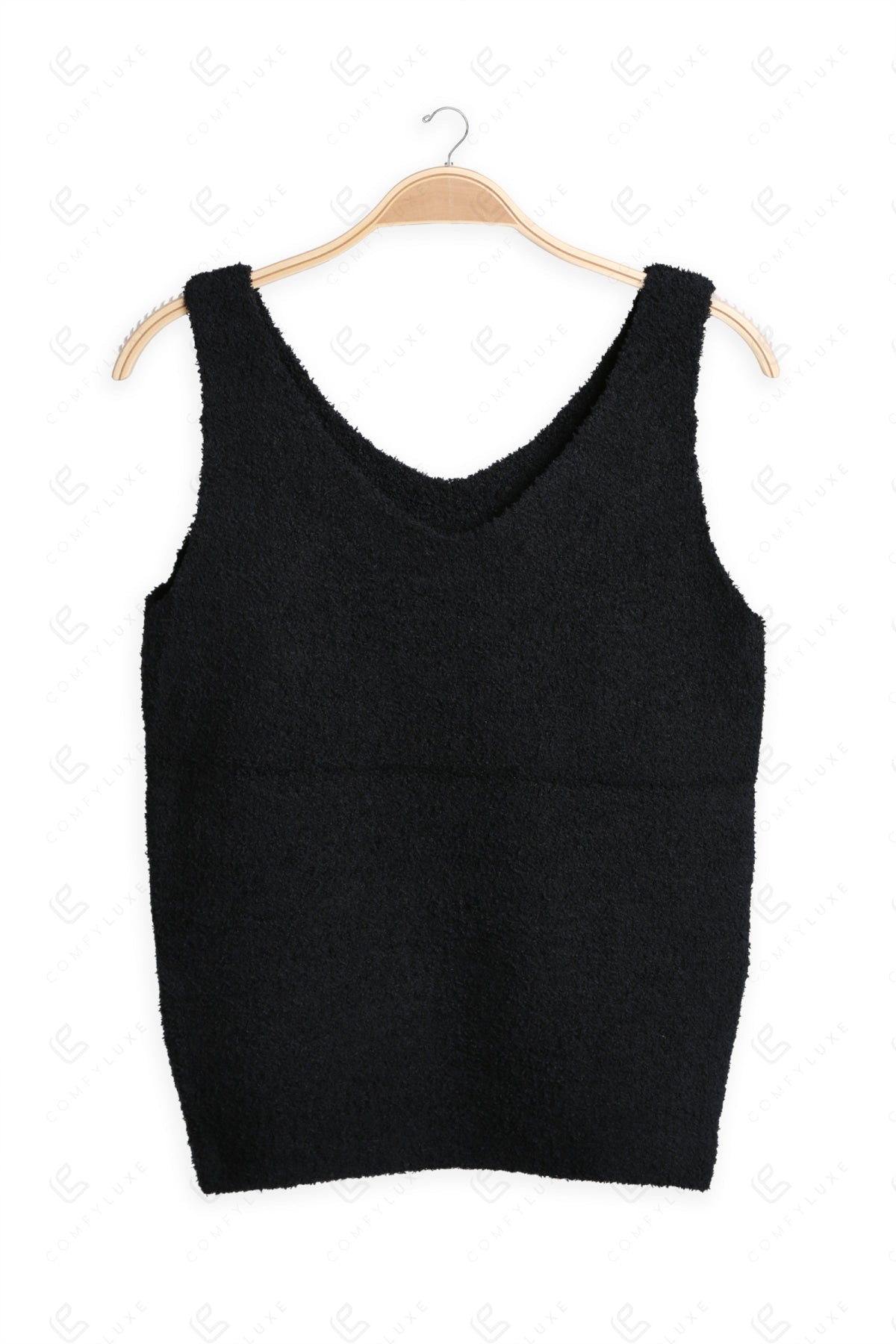 SOLID COLOR TANK TOP BLACK / M/L APPAREL