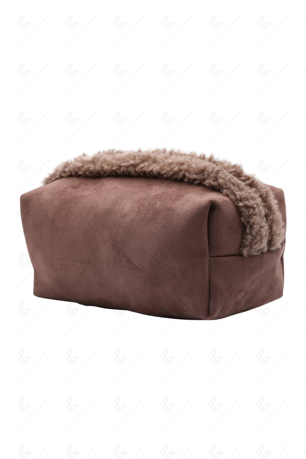 SOLID COLOR TRAVEL POUCH TAUPE BAGS