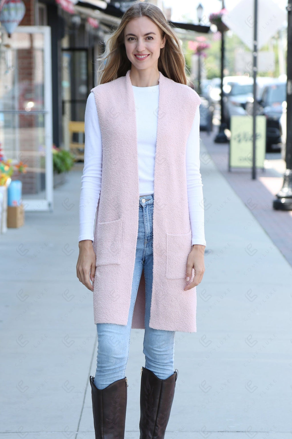 SOLID COLOR VEST APPAREL