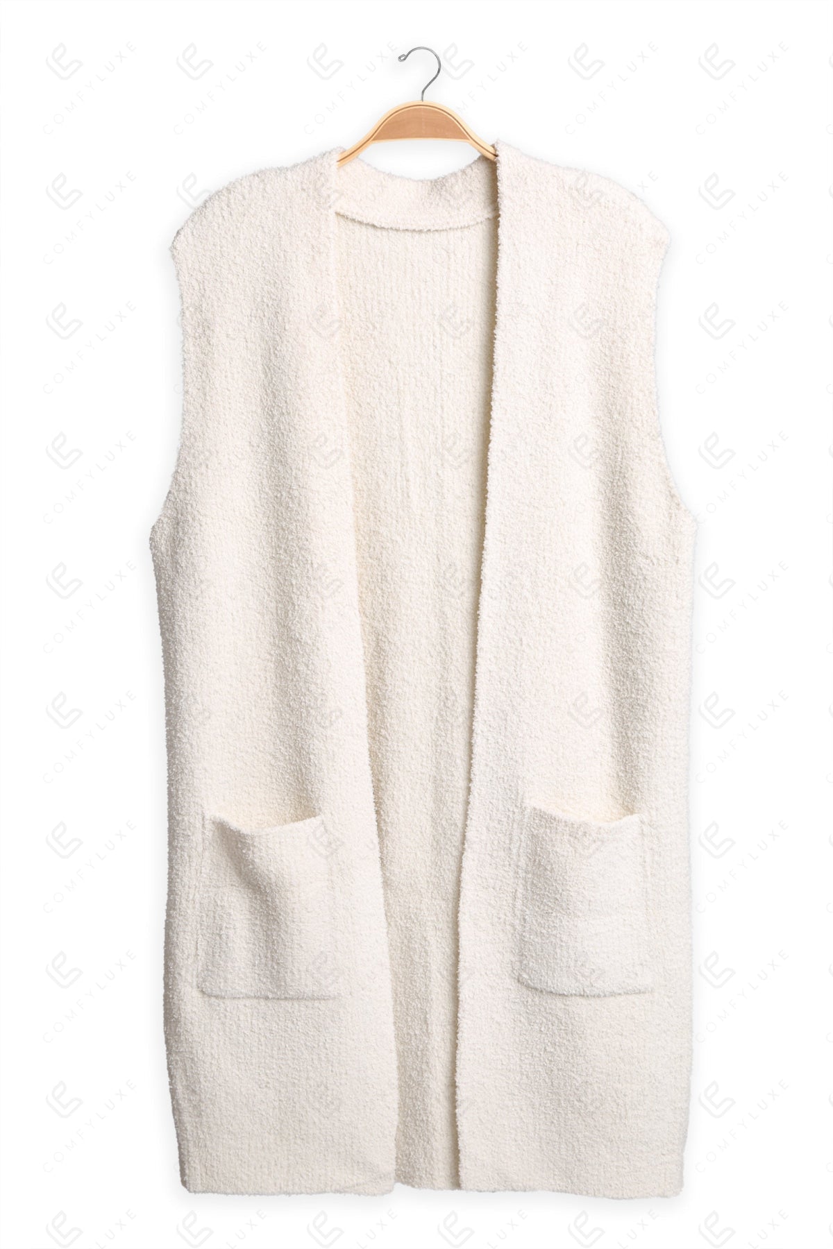 SOLID COLOR VEST IVORY APPAREL