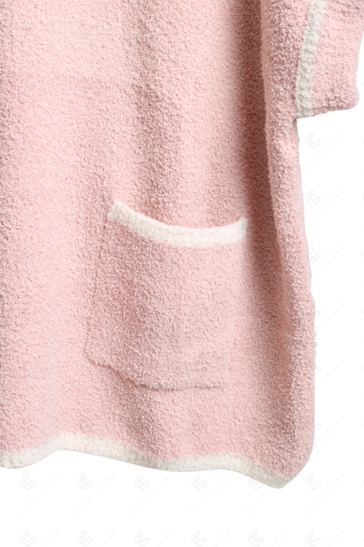 SOLID COLOR W/ COLORED EDGE PATTERN SWEATER APPAREL