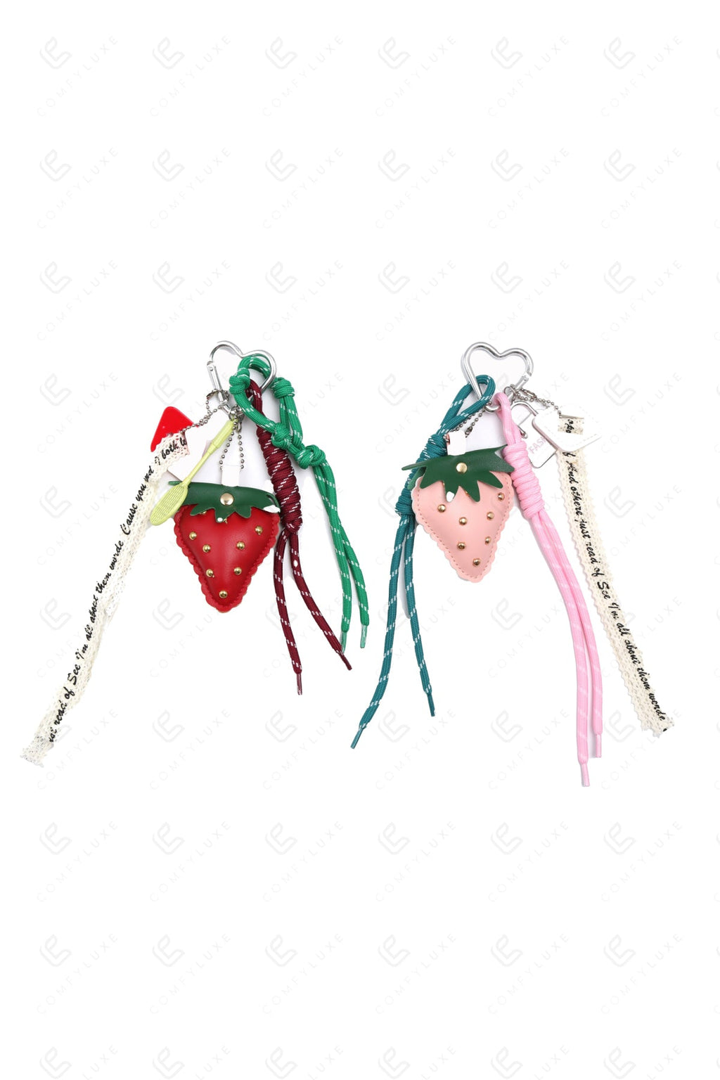 STRAWBERRY KEYCHAIN/BAG CHARM KEYCHAINS